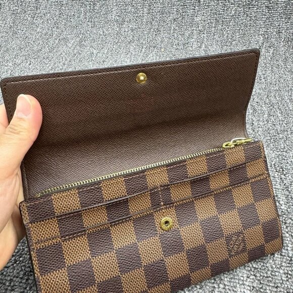 LOUIS VUITTON Portefeuille Sarah Ebene Damier Wallet 370-040825 - Picture 7 of 8